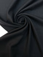 Wool Crepe Fabric Black