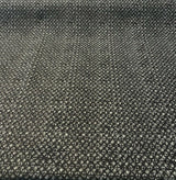 Saltaire Chenille Upholstery Fabric - Charcoal, Off-White/Gray, 54" Width (By The Yard)