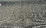 Saltaire Chenille Upholstery Fabric - Charcoal, Off-White/Gray, 54" Width (By The Yard)