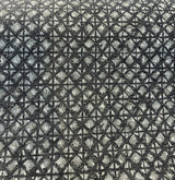 Saltaire Chenille Upholstery Fabric - Charcoal, Off-White/Gray, 54" Width (By The Yard)