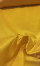 MariGold Shantung Faux Silk Polyester Fabric - Solid Marigold, 57" Width (1 Yard)