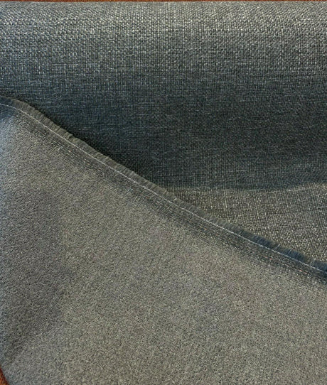 Sampson Chenille Performance Fabric - Charcoal Gray Tweed, 58" Width (1 Yard)