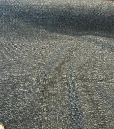 Sampson Chenille Performance Fabric - Charcoal Gray Tweed, 58" Width (1 Yard)