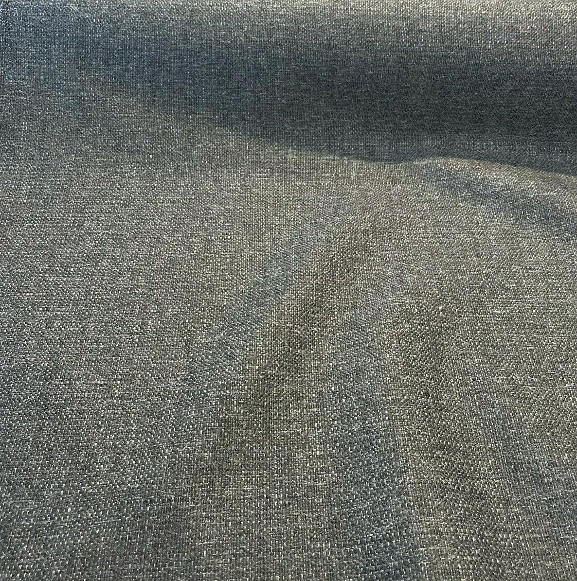 Sampson Chenille Performance Fabric - Charcoal Gray Tweed, 58" Width (1 Yard)