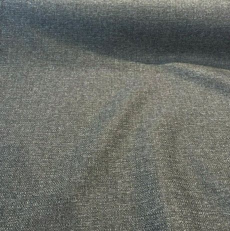 Sampson Chenille Performance Fabric - Charcoal Gray Tweed, 58" Width (1 Yard)