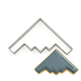 B2 Bomber Airplane Jet 4.5 inch Cookie Cutter - B2035