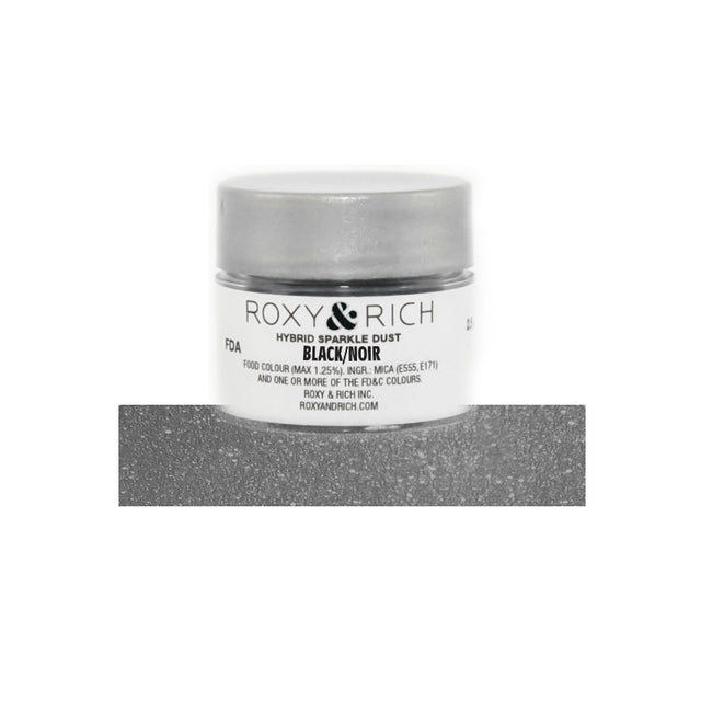 Roxy & Rich Black Hybrid Sparkle Dust, 2.5 Grams