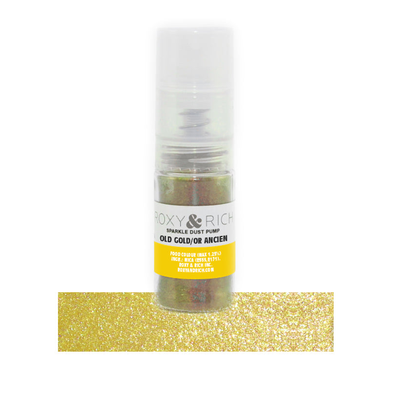 Roxy & Rich Old Gold Sparkle Dust Pump, 4 Grams