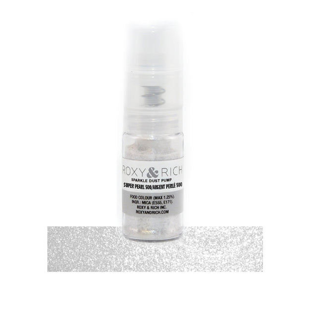 Roxy & Rich Super Pearl Sparkle Dust Pump, 4 Grams