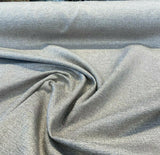 Softhide Polyester Cotton Fabric - Dusk Gray Slubbed Textured, 56" Width (1 Yard)