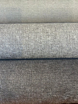 Softhide Polyester Cotton Fabric - Dusk Gray Slubbed Textured, 56" Width (1 Yard)