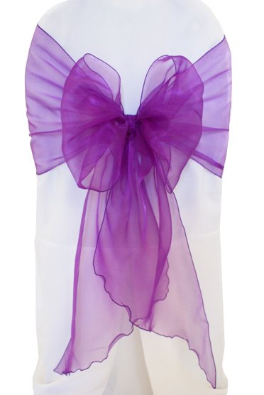 Organza Chair Sash Sample