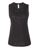 Image 1: Women's Flowy Scoop Muscle TankImage 2: Soft scoop neck sleeveless topImage 3: Flowy women's muscle tank designImage 4: Blank tank for custom printingImage 5: Lightweight casual summer shirtImage 6: Comfortable women's jersey tank