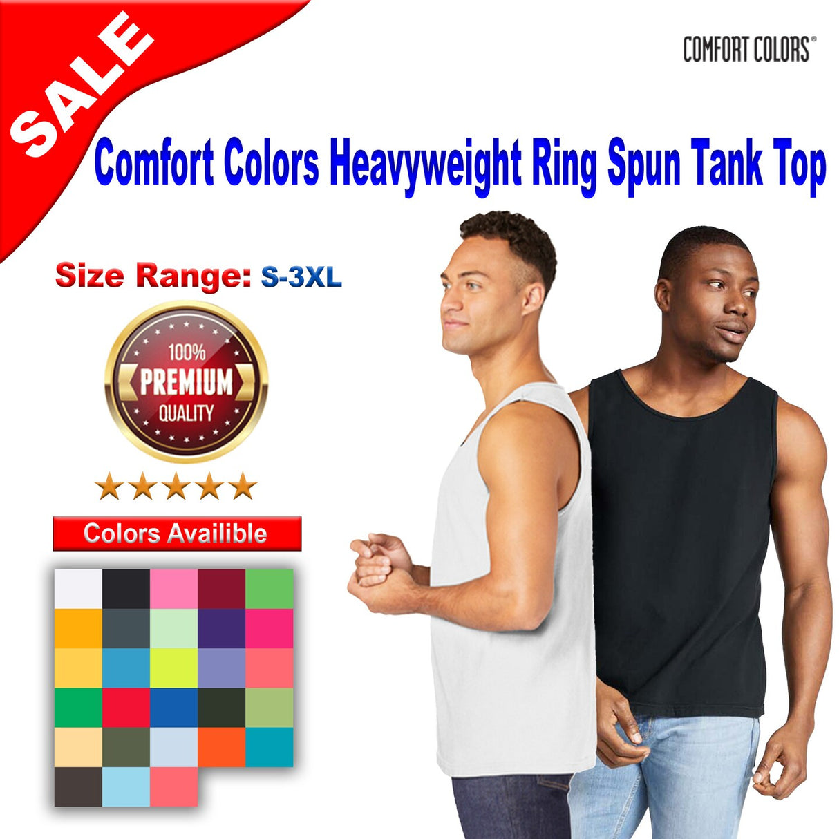 Comfort Colors® Heavyweight Ring Spun Tank Top - 9360