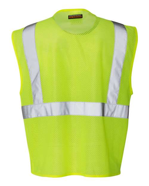 Clear ID Vest with Zipper Closure