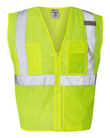 Clear ID Vest with Zipper Closure