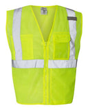 Kishigo Unisex Clear ID Safety Vest with Zipper Closure