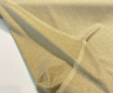 Fabricut Softhide Polyester Cotton Fabric - Toast Gold Slubbed Textured, 56" Width (1 Yard)