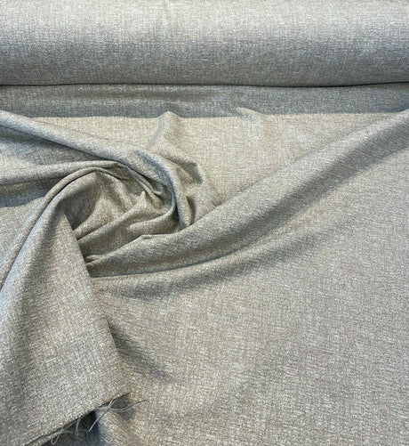Fabricut Softhide Polyester Cotton Fabric - Beige Halo Slubbed Textured, 56" Width (1 Yard)
