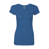 Bayside® Juniors' USA-Made V-Neck T-Shirt