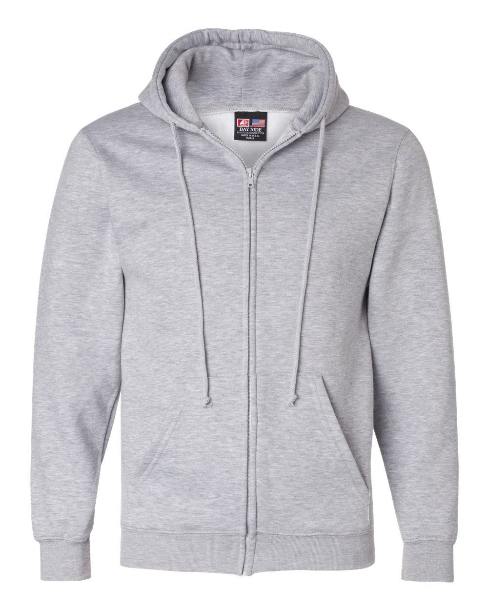 Bayside® USA-Made Full-Zip Hooded Sweatshirt