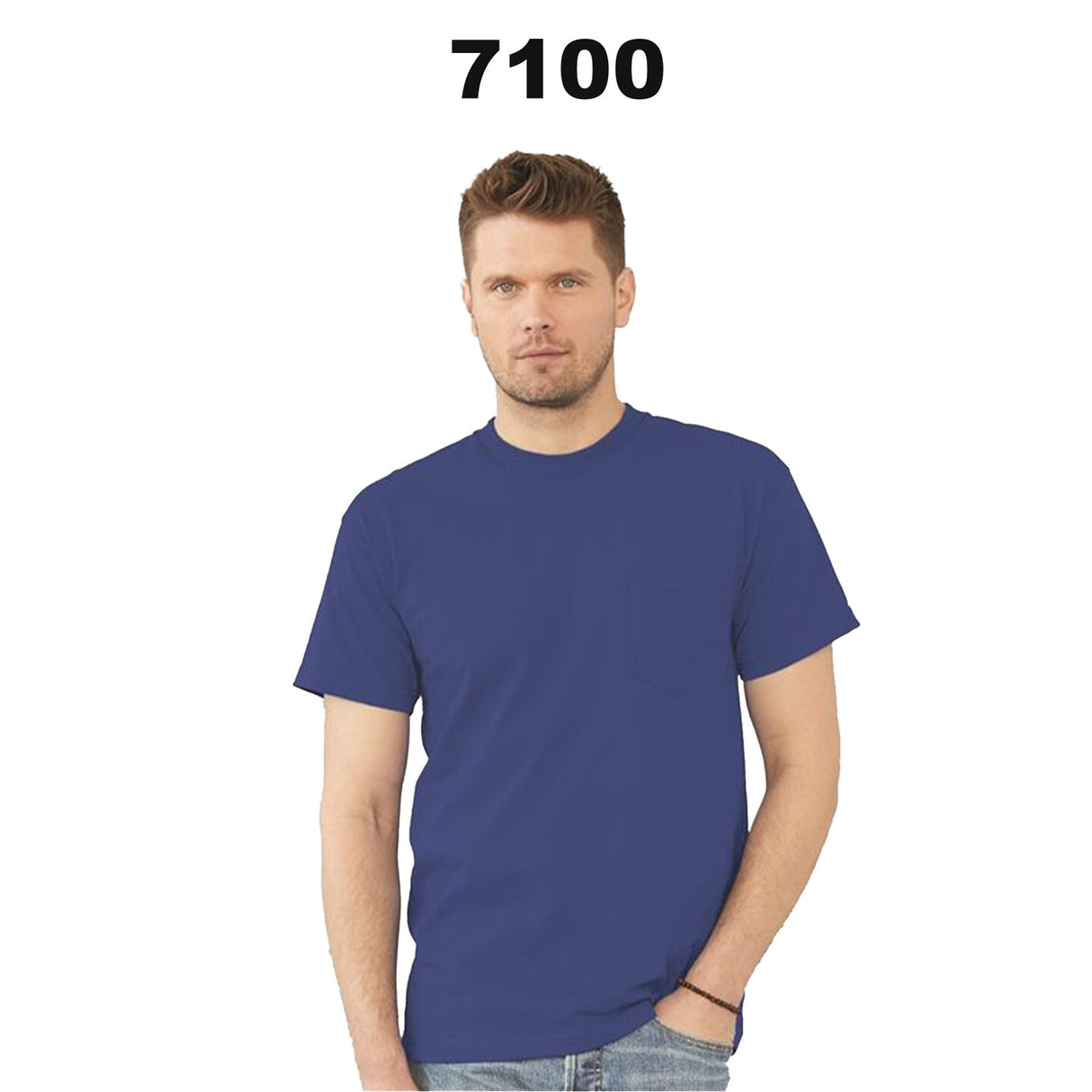 Bayside® USA-Made Pocket T-Shirt