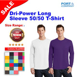 JERZEES® Dri-Power Crewneck Long Sleeve T-Shirt
