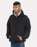 Bayside® Super Heavy Thermal Lined Full Zip Hooded Sweatshirt
