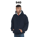 Bayside® Super Heavy Thermal Lined Full Zip Hooded Sweatshirt