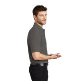 Port Authority® Silk Touch Collared Short Sleeve Polo – Premium 4.6 oz. 100% Polyester Double-Knit Piqué, Lightweight, Breathable, Versatile Work & Casual Shirt