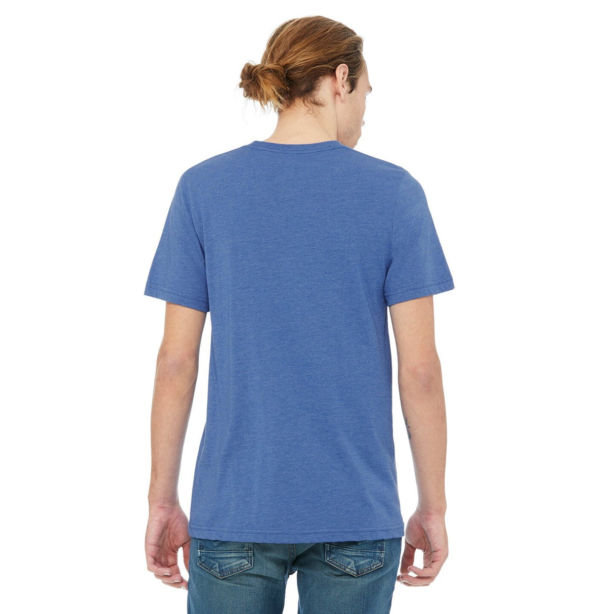 BELLA + CANVAS® Jersey Pocket Crewneck Short Sleeve Tee - 3021