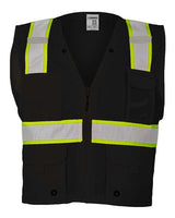 Kishigo Unisex EV Series Enhanced Visibility Multi-Pocket Mesh Vest