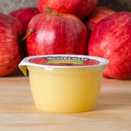 Musselman's Unsweetened Applesauce 4 oz. Cups - 72/Case