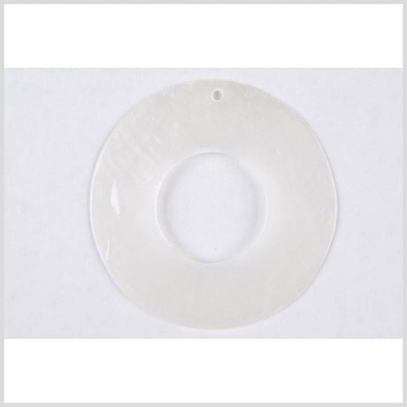30mm White Plastic Pendant