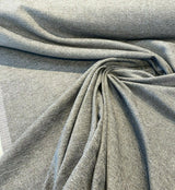 Fabricut Softhide Polyester Cotton Fabric - Shadow Gray Off White, Hint Of Dark Green, Slubbed Textured, 56" Width (1 Yard)