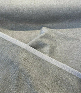 Fabricut Softhide Polyester Cotton Fabric - Shadow Gray Off White, Hint Of Dark Green, Slubbed Textured, 56" Width (1 Yard)