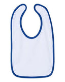 RADYAN® Infant Contrast Trim Premium Jersey Bib - 1004