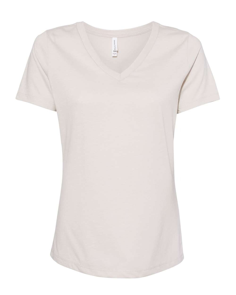 BELLA + CANVAS® Women's Relaxed Heather CVC V Neck Short Sleeve T-Shirt - 6405CVC