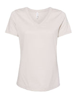 BELLA + CANVAS® Women's Relaxed Heather CVC V Neck Short Sleeve T-Shirt - 6405CVC