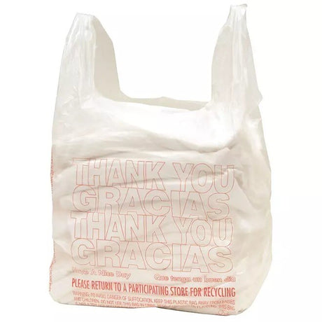 T-Shirt Carry-Out Bags, 11.5" x 6.5" x 22" | Raheev®