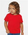 RADYAN® Toddler Cotton Jersey Crew Neck Short Sleeve Tee - 3301T
