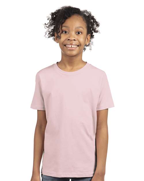 Next Level® Youth Cotton Crewneck Short Sleeve T-Shirt