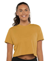 Next Level® Women's Short Sleeve Crewneck Ideal Crop Top - 1580
