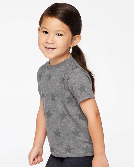 Code Five toddler star print cotton short sleeve T-shirt
