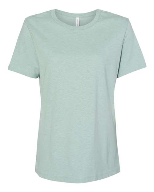 BELLA + CANVAS® Women’s Relaxed Fit Short Sleeve Heather CVC Tee