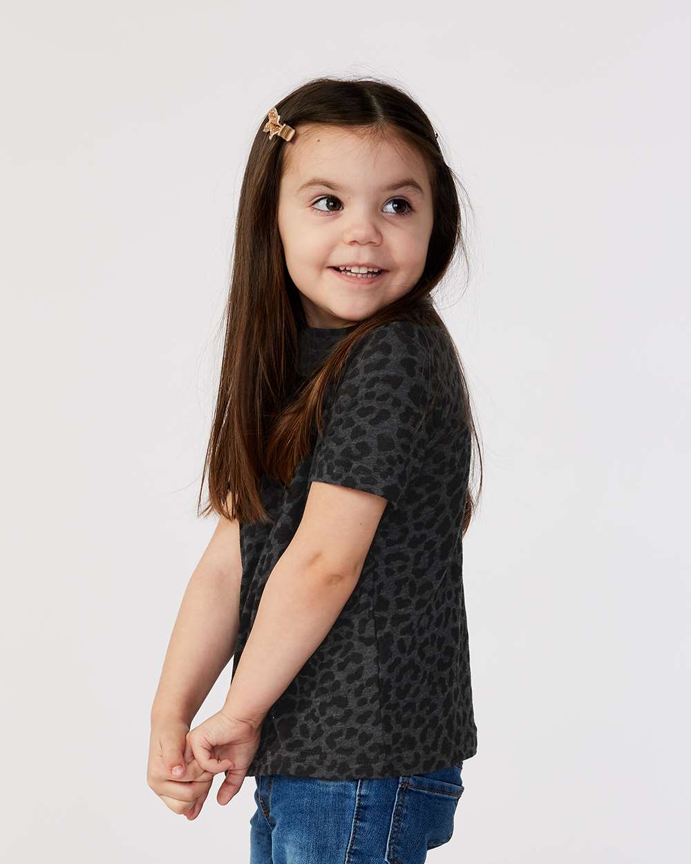 RADYAN® Toddler Fine Jersey Short Sleeve Crewneck T-shirt - 3321