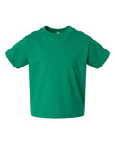 RADYAN® Toddler Cotton Jersey Crew Neck Short Sleeve Tee - 3301T