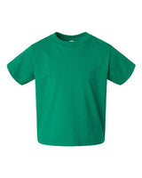 RADYAN® Toddler Cotton Jersey Crew Neck Short Sleeve Tee - 3301T