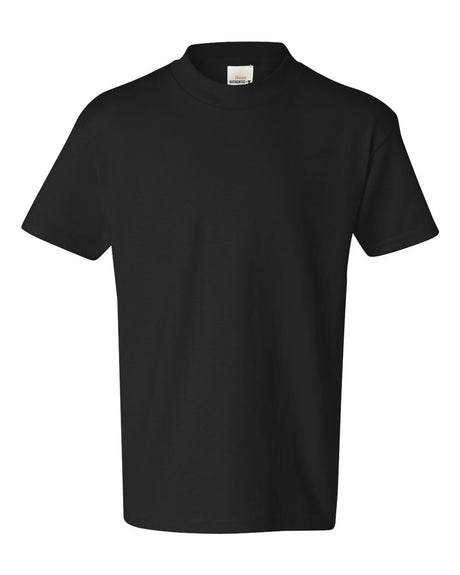Hanes Authentic youth cotton crewneck short sleeve T-shirt