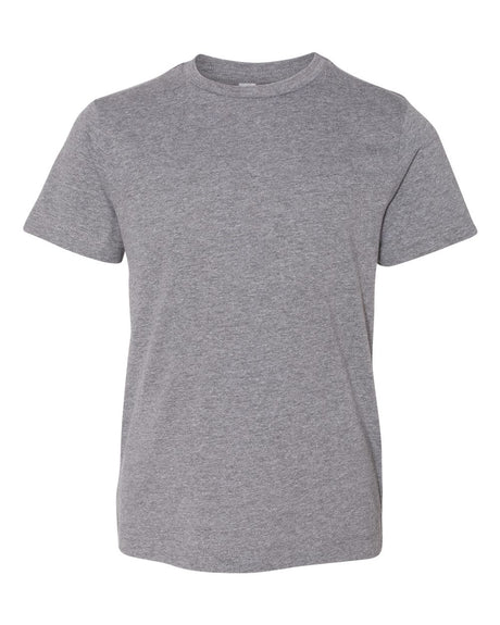 Youth Fine Jersey Crewneck Short Sleeve Tee